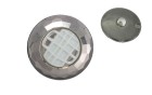 BUTTON WITH SHANK - FOOT 2 PCS NICKEL