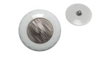 BUTTON WITH SHANK - FOOT 2 PCS WHITE