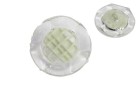 BUTTON WITH SHANK - FOOT 2 PCS TRANSPARENT