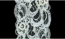 LACE NYLON WITH RAYON AND PEARLS