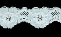 LACE ELASTIC WITH BEADS TRANSPARENT IRIS