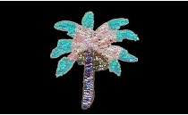 MOTIF WITH SEQUIN BEADS PALM
