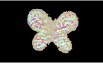 MOTIF WITH SEQUIN BEADS BUTTERFLY