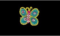 MOTIF WITH SEQUIN BEADS BUTTERFLY