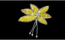 MOTIF WITH SEQUIN BEADS FLOWER