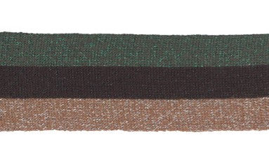 TAPE POLYESTER WITH GOLD SILVER METAL YARN
