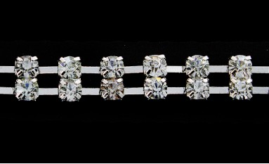 STRASS CRYSTAL DOUBLE LINE