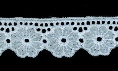 LACE EMBROIDERY COTTON LACE WITH HOLES