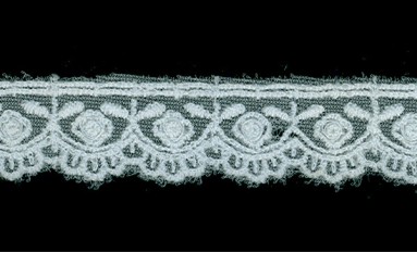 LACE ORGANZA WITH COTTON