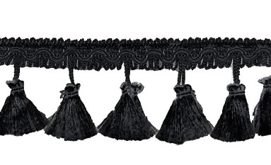 FRINGE RAYON WITH TASSELS