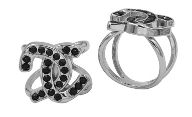 RING FOR ΦΟΥΛΑΡΙ METAL WITH STRASS