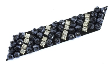 MOTIF BAIZE WITH STONES AND STRASS