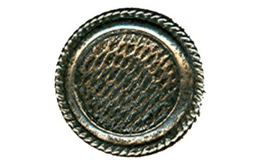 BUTTON ALUMINUM WITH SHANK - FOOT