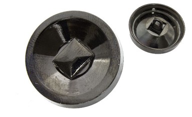 BUTTON ALUMINUM WITH SHANK - FOOT