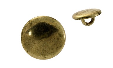 BUTTON METAL WITH SHANK - FOOT ROUND BALL