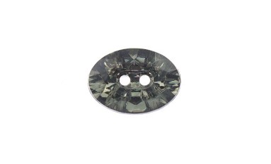 BUTTON STRASS OVAL 2 HOLES