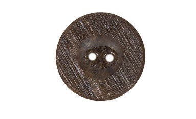 BUTTON POLYESTER IMITATION WOOD 2 HOLES