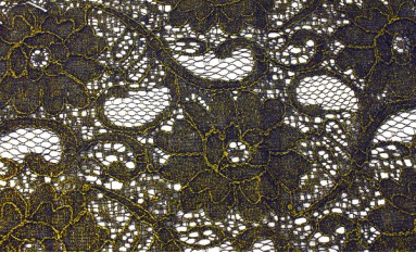 FABRIC COTTON WITH METAL YARN GOLD