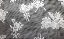 FABRIC NET EMBROIDERY WITH RELAX