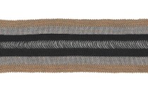 TAPE KNIT WITH NET AND METAL YARN