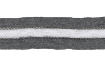 TAPE KNIT WITH NET AND METAL YARN