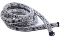 CORD 120 CM. WITH ΔΕΚΑ LINES STRASS TO BLACK BASE