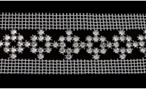 TRIMMING NET WITH STRASS DESIGN WITH HOLES