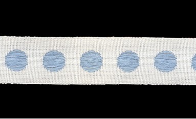 JACQUARD TAPE WEAVING WITH DESIGN STOCK