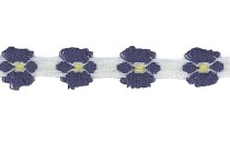 TRIMMING JACQUARD WEAVING WITH BLOSSOMS