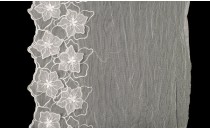 LACE TULLE EMBROIDERY WITH POLYESTER