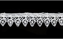 LACE GUIPURE WHITE POLYESTER
