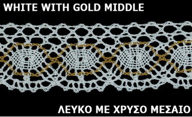 LACE COTTON WITH METAL YARN