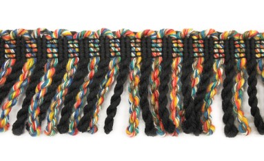 FRINGE TWISTED COTTON WITH COLORED YARN RELAX
