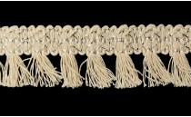 FRINGE COTTON WITH SILVER METAL YARN