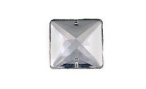 STONE SEWING SQUARE WHITE CRYSTAL