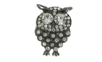 PIN OWL WITH STRASS