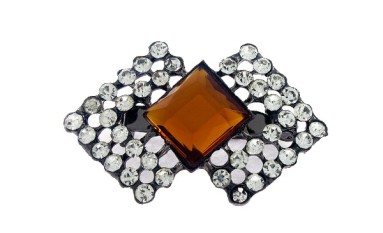 PIN STRASS WITH STONE COLORED