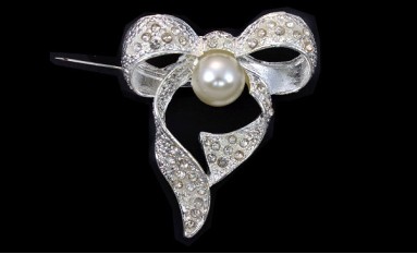PIN DECORATIVE SILVER WITH PEARL