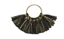 DECORATIVE RING GOLD WITH TASSELS