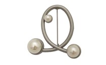 PIN DECORATIVE METAL WITH PEARLS