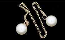 DECORATIVE CONSTRUCTION CHAIN WITH PEARLS