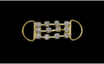 CLASP WITH CRYSTAL STRASS