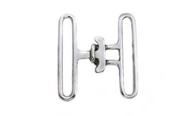 BUCKLE CLASP SILVER TWO PCS