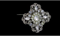 PIN SILVER STRASS