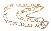 CHAIN WITH RINGS COLOR COPPER