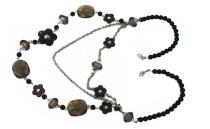 DECORATIVE HANGING WITH STONES PEARL WITH CLIP