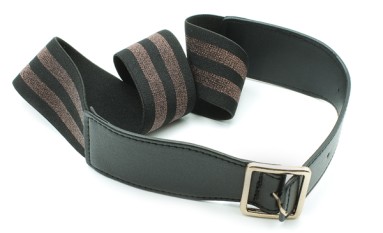 BELT ELASTIC WITH LEATHER