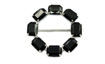 BUCKLE CRYSTAL ROUND