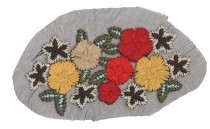 MOTIF TULLE EMBROIDERY WITH FLOWERS