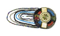 MOTIF EMBROIDERY WITH STONES AND BEADS